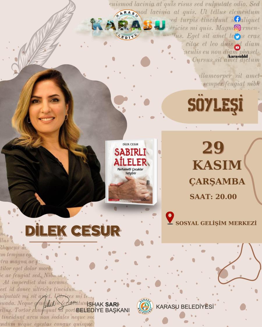 Dilek Cesur İle Sakarya Karasu 'dayız.